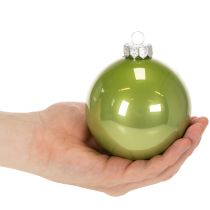 Produkt Błyszczące bombki świąteczne, zestaw 10 sztuk, różne kolory, 95 mm