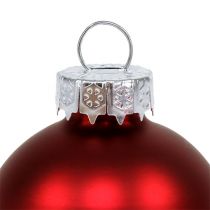 Produkt Bombki świąteczne Ø6cm czerwone mix 24 szt