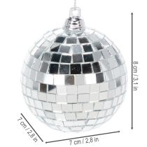 Produkt Bombka świąteczna, kula lustrzana do zawieszenia, 7cm, 6 szt.