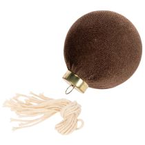 Produkt Bombki choinkowe, aksamitne, mix ciepłych kolorów, 8 cm, 12 sztuk