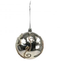 Produkt Bombki choinkowe plastikowe, świetlówki złote Ø8cm 2szt.