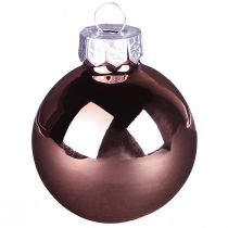 Produkt Bombki świąteczne mieszanka moreli Bombki choinkowe szklane Ø4cm 24 szt