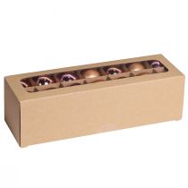 Produkt Bombki świąteczne mieszanka moreli Bombki choinkowe szklane Ø4cm 24 szt