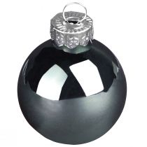 Produkt Bombki choinkowe szklane bombki zielonoszare 4cm 24 szt