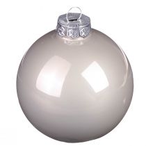 Produkt Bombki choinkowe zielone szare szklane Ø6cm 24 szt.