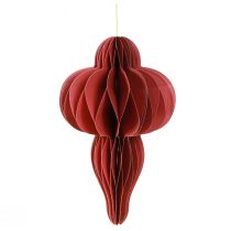Produkt Ozdoby świąteczne ozdoby papierowe Bordeaux wys. 40cm 2 szt