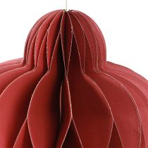 Produkt Ozdoby świąteczne ozdoby papierowe Bordeaux wys. 40cm 2 szt