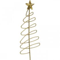 Produkt Wtyczka bożonarodzeniowa z kwiatem jodły, metalowa 30cm 6 szt