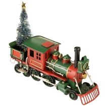 Produkt Pociąg świąteczny z lokomotywą jodłową, zielony, świąteczny, 20cm