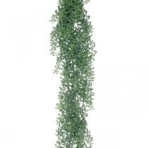 Roślina zielona wisząca Sztuczna roślina wisząca z pąkami zielona, biała 100cm