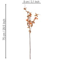 Produkt Sztuczna gałązka głogu, ozdoba jesienna, 75 cm