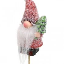Produkt Ozdobny krasnal Święty Mikołaj zatyczki ozdobne Świąteczne 10cm 4szt