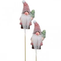 Produkt Ozdobny gnom Święty Mikołaj Korek dekoracyjny Świąteczny 10cm 4 szt
