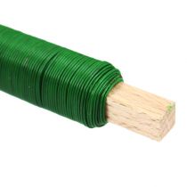 Drut do nawijania drut rzemieślniczy zielony lakierowany 0,65mm 100g