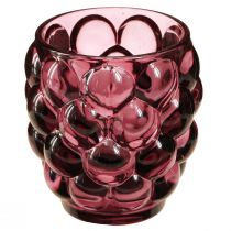 Produkt Lampion Berry Szklany dekoracyjny świecznik na tealighty Ø9cm W9,5cm 4 szt