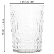 Produkt Szklana lampa wisząca, świecznik, podgrzewacz, szkło Ø7,5cm wys.10cm