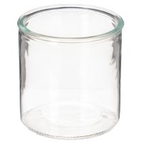 Produkt Wazon szklany cylindryczny, przezroczysty, uniwersalny, 10 cm, 3 sztuki