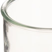 Produkt Szklany świecznik na podgrzewacze, okrągły, szkło przezroczyste, uniwersalny, 12 cm, 2 sztuki