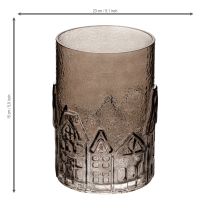 Produkt Szklane świeczniki do tealightów do dekoracji stołu 23cm