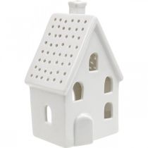 Produkt Lantern House Ceramiczna dekoracja stołu Adwent Biały W18cm