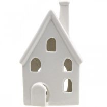 Produkt Latarnia dom ceramiczna dekoracja stołu Adwent biały wys. 18cm