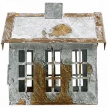 Produkt Lichthaus świecznik na tealight Metalowy domek na tealight wys. 14,5 cm