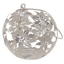 Produkt Metalowa wisząca dekoracja wiatrowskaz w kolorze szarym Ø14cm wys.13cm