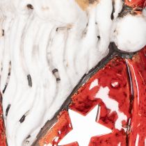 Produkt Dekoracyjna figura Świętego Mikołaja w formie świecznika z gwiazdkami, dekoracja stołu, 15 cm