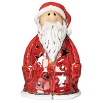 Produkt Dekoracyjna figura Świętego Mikołaja w formie świecznika z gwiazdkami, dekoracja stołu, 15 cm