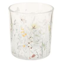 Produkt Elegancka latarnia z motywem motyla, która doda harmonijnego charakteru wnętrzu, 12,5 cm, 4 sztuki