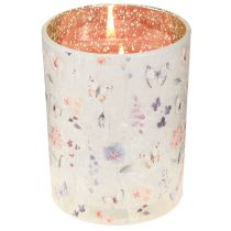 Produkt Szklany świecznik typu tealight z motywem motyla, idealny na przytulne chwile w domu, 12,5 cm, 2 sztuki