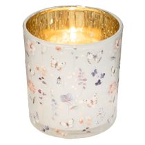 Produkt Dekoracyjna szklana latarnia z motywem motyla, stylowa ozdoba domu, 8 cm, 4 sztuki