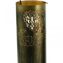 Produkt Vintage świecznik metalowy jeleń 30/38,5/45cm zestaw 3