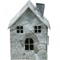 Produkt Latarnia metalowa, shabby chic, dekoracja świąteczna, bielona, wygląd antyczny. W14,5 cm