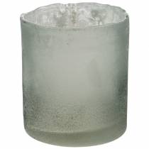 Produkt Lampion szklany szary matowy Ø8,5cm H9,5cm