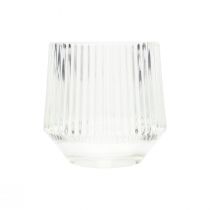 Produkt Lampiony szklane na tealighty przezroczyste W7,5cm Ø8cm 6 szt
