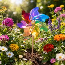 Produkt Balkon wiatrak, kolorowa ozdoba przyciągająca wzrok, letnia ozdoba ogrodu, 75 cm