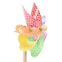 Produkt Wiatrak dekoracyjny wiatraczek mały na patyczku w kolorze Ø14cm 30cm