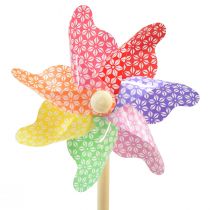 Produkt Wiatrak dekoracyjny wiatraczek mały na patyczku w kolorze Ø14cm 30cm