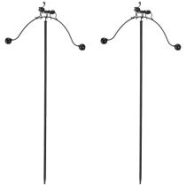 Produkt Dzwonek wietrzny mrówka ozdoba ogrodowa palik metalowy 66cm 2szt