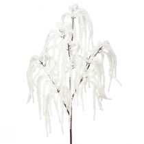 Produkt Dekoracyjna gałązka wierzby płaczącej dekoracja zimowa biały brokat 82cm 2szt