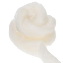 Produkt Sznurek wełniany, biała wstążka wełniana, 2 m, wełna dekoracyjna do rękodzieła i pakowania