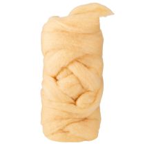 Produkt Wstążka wełniana, kremowo-pomarańczowa, 10m wełny do wieńców i kompozycji