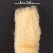 Produkt Wstążka wełniana, kremowo-pomarańczowa, 10m wełny do wieńców i kompozycji