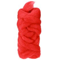Produkt Wełna srebrna 10m czerwona