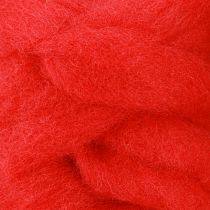 Produkt Wełna srebrna 10m czerwona