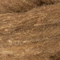 Produkt Sznurek wełniany, wełna dekoracyjna, brązowy, 2 m. Sznurek wełniany, wełna do filcowania, do rękodzieła i florystyki.