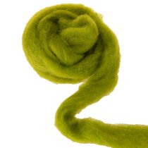 Produkt Knot wełniany Miękka filcowana wełna do projektów dekoracyjnych i aranżacji sezonowych 2m Zielony