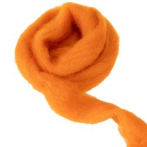 Produkt Sznurek wełniany, filcowany, pomarańczowy, 2m, do prac rękodzielniczych, wiązania i dekorowania