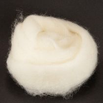 Produkt Biała wełniana wstążka, 2m, dekoracyjna wełna do rękodzieła i pakowania